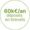 DTF - Brevets déposés annuellement