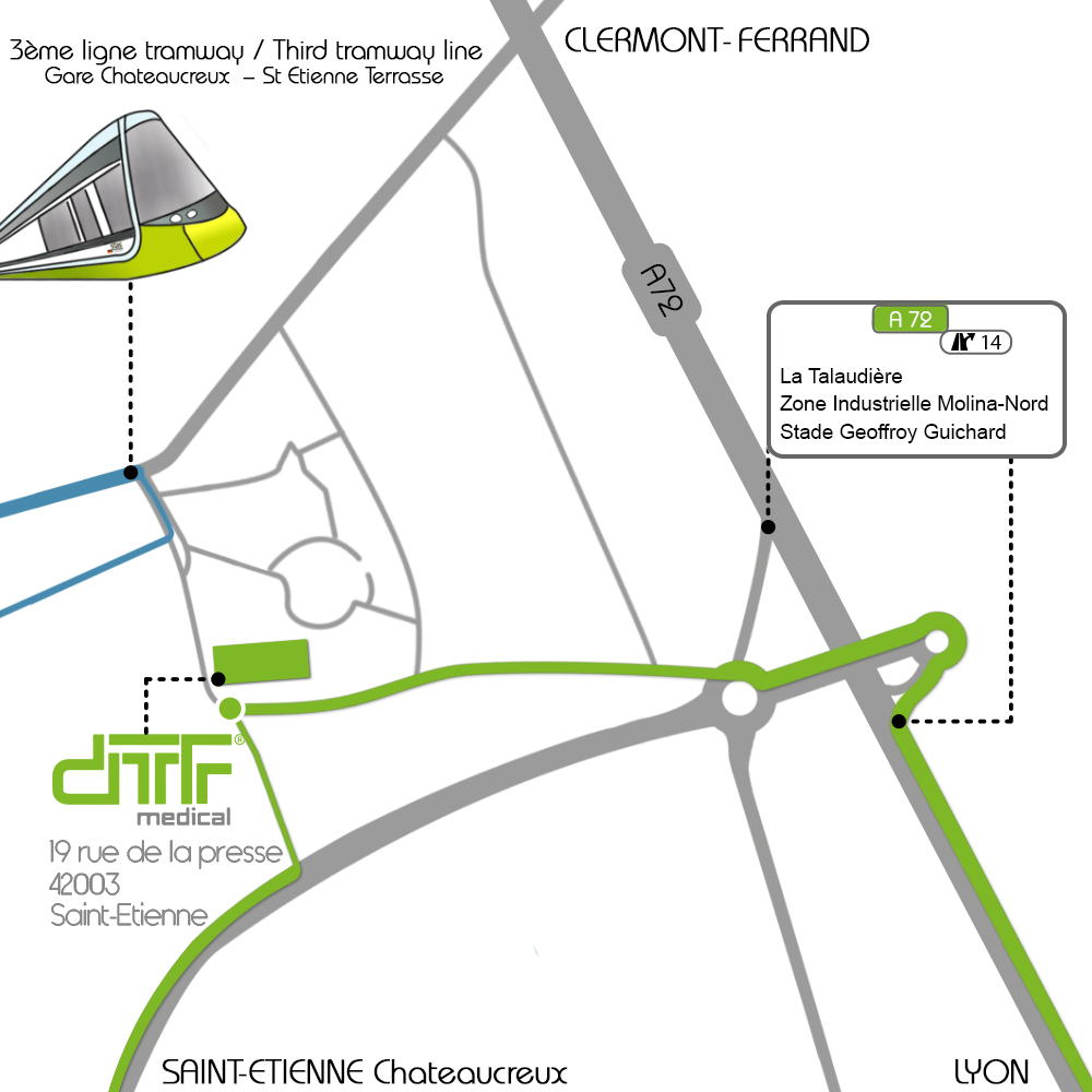 DTF - Plan d'accès